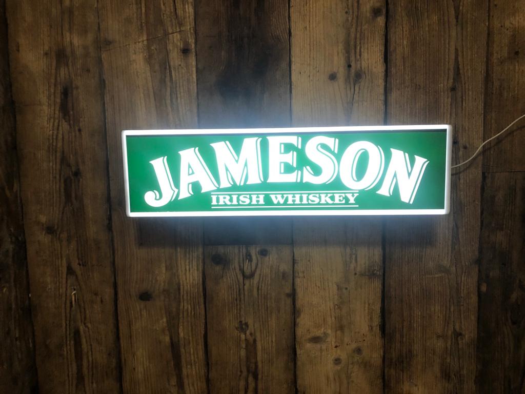 Jameson Whiskey Light Box Mancave