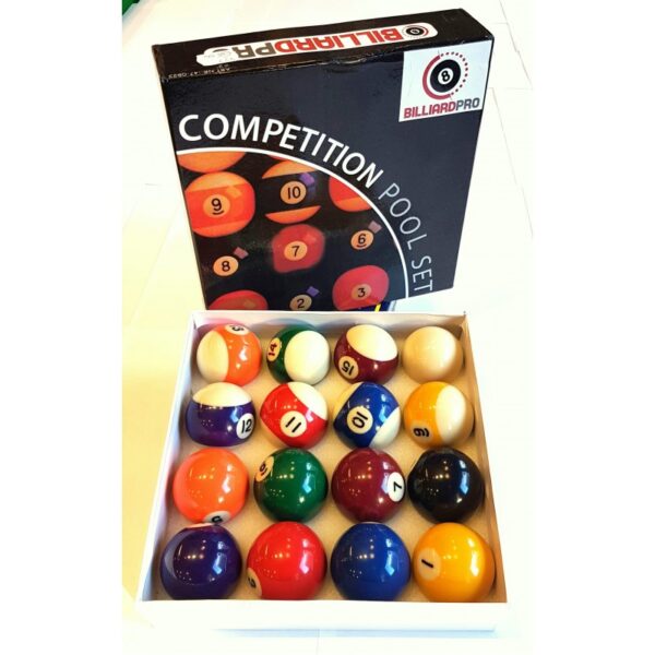 2″ Billiard Pro Pool Balls Spots & stripes Mancave